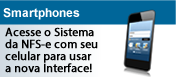 Acesse o sistema da NFS-e com seu SmartPhone e conheça a nova interface.